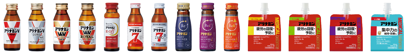 アリナミンドリンクで当たる！の対象商品